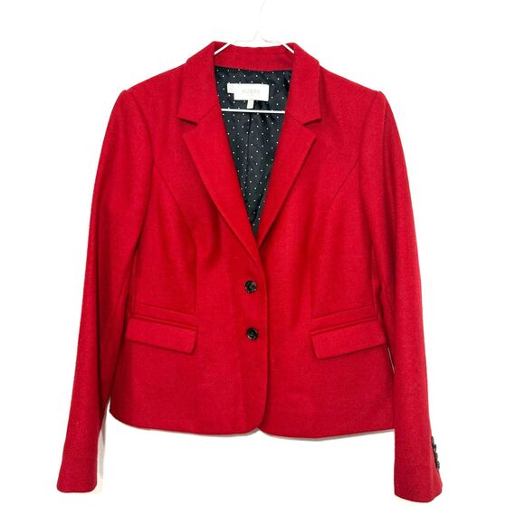 Hobbs Hackness Wool Jacket - Raspberry 10 - Picture 3 of 8